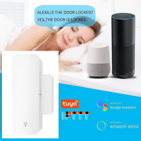 Mobile phone control sensor door sensor alarm detection