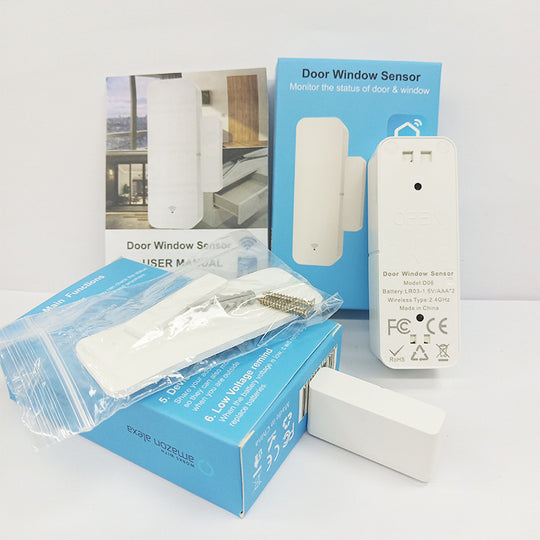 Mobile phone control sensor door sensor alarm detection